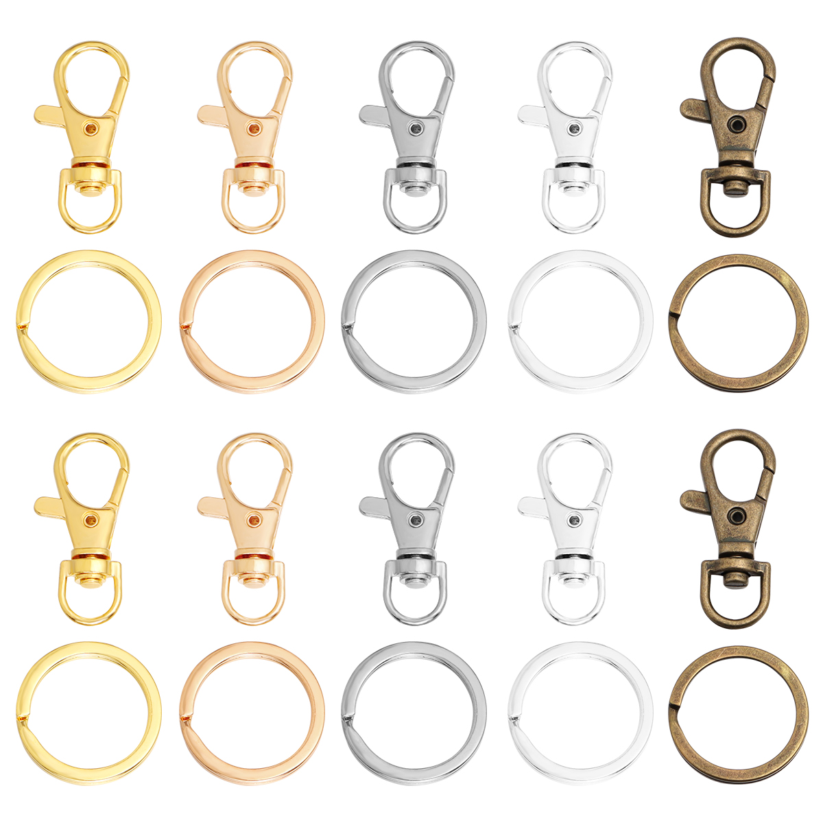 10Sets Alloy Swivel Lobster Cl - огляд і ціна Jewelry Making A Ring
