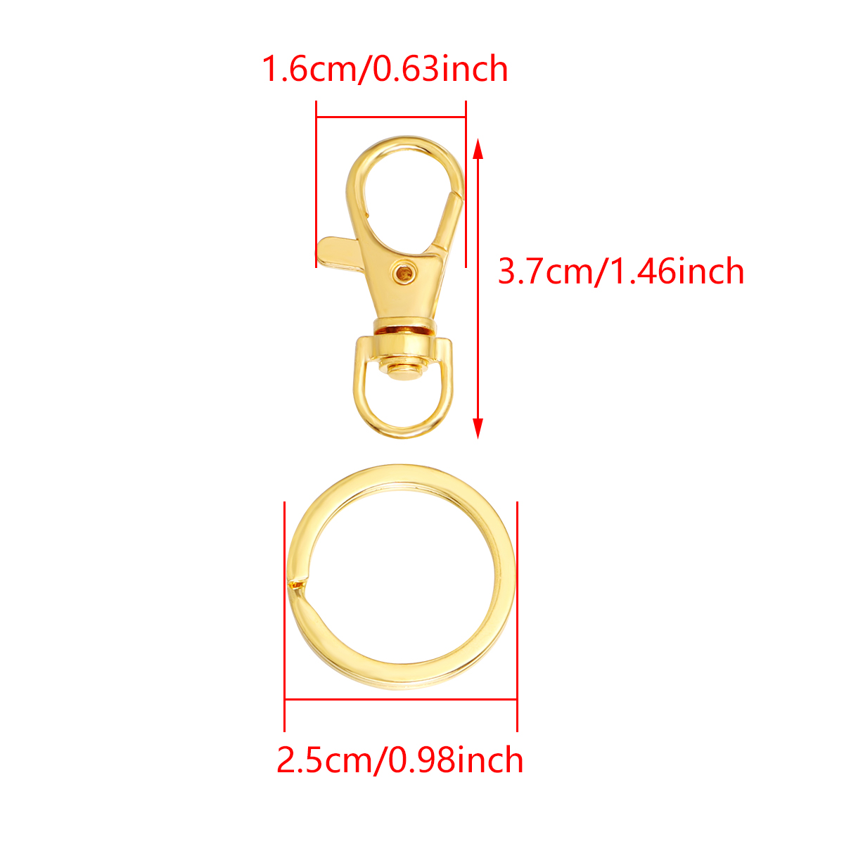 10Sets Alloy Swivel Lobster Cl - огляд і ціна Jewelry Making A Ring